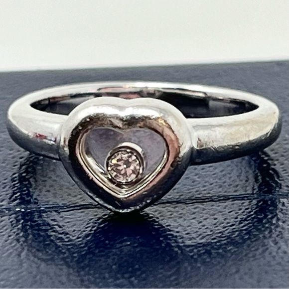 Chopard Happy Diamonds Icon White Gold Ring - Picture 1 of 14